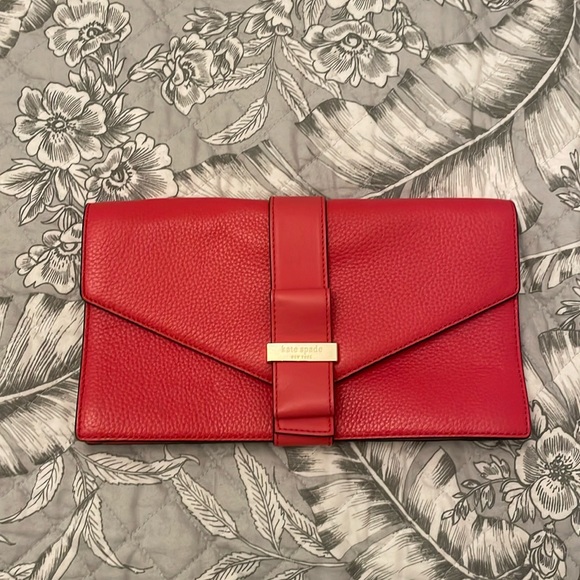 Hot Pink Kate Spade Clutch - Picture 1 of 4